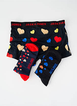 Boxer imprimé fantaisie noir JACK & JONES homme