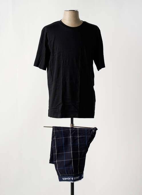 Pyjama noir JACK & JONES pour homme