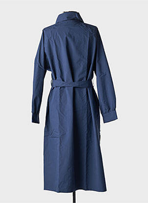 Trench coupe cintrée sans capuche bleu FLOTTE femme