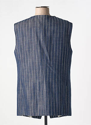 Gilet sans manche poches bleu VICOLO femme