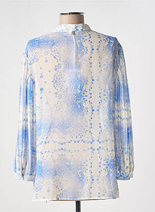 Chemisier col mao manches longues bleu LIU JO femme