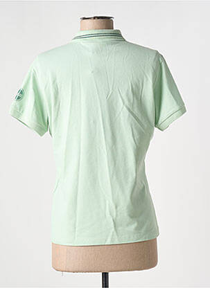 Polo stretch manches courtes vert COLMAR femme