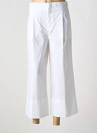 Pantalon 7/8 taille haute taille haute blanc TWINSET femme