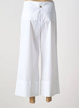 Pantalon 7/8 taille haute taille haute blanc TWINSET femme