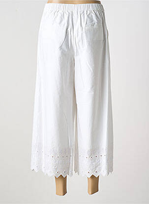 Pantacourt taille haute taille haute blanc KARL LAGERFELD femme