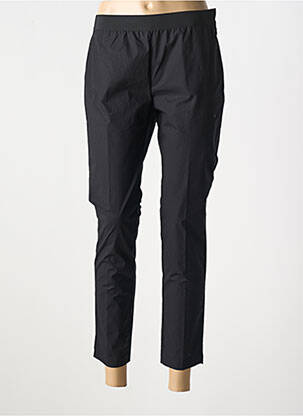 Pantalon 7/8 tissage popeline taille normale noir TWINSET femme