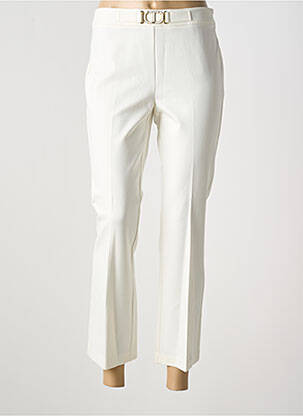 Pantalon 7/8 stretch taille normale beige TWINSET femme