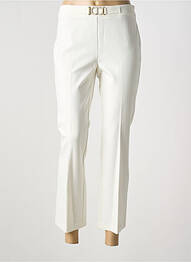 Pantalon 7/8 stretch taille normale beige TWINSET femme