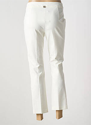 Pantalon 7/8 stretch taille normale beige TWINSET femme