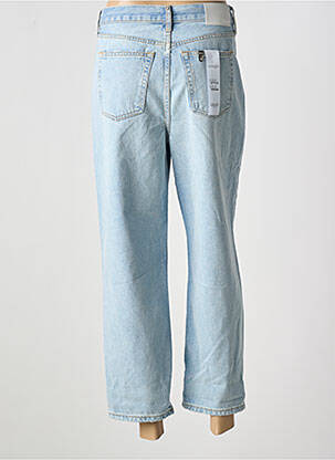 Jeans coupe droite effet usé délavé bleu LIU JO femme