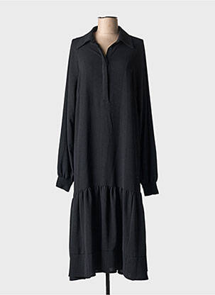 Robe longue noir BANDITAS FROM MARSEILLE pour femme