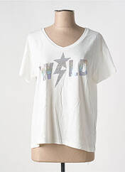 T-shirt blanc NINE TEES pour femme seconde vue
