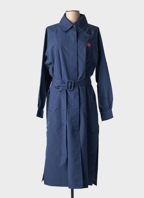 Trench poches sans capuche bleu FLOTTE femme