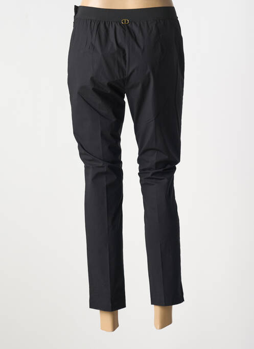 Pantalon 7/8 taille élastique taille normale noir TWINSET femme