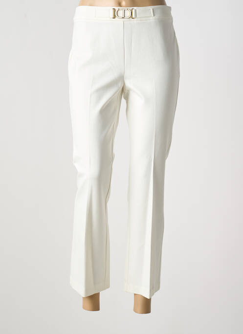 Pantalon 7/8 stretch taille normale beige TWINSET femme