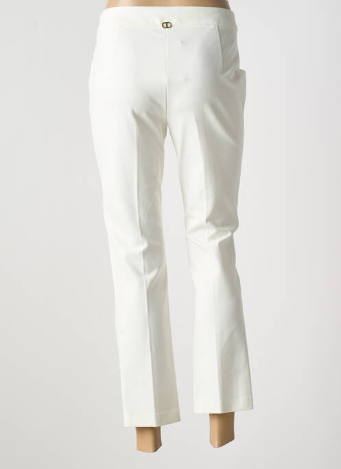 Pantalon 7/8 stretch taille normale beige TWINSET femme