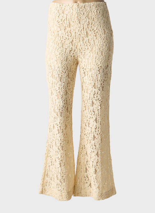 Pantalon flare beige TWINSET pour femme