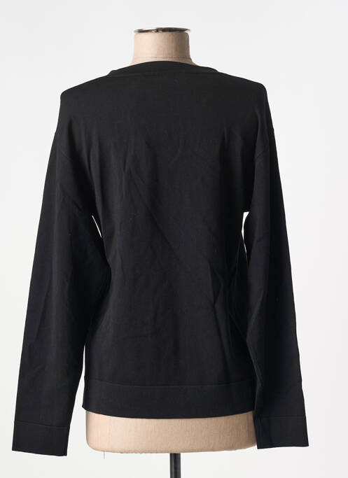 Pull coupe cintrée manches longues noir KARL LAGERFELD femme