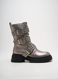 Bottines/boots matière lisse talon de 4 à 6cm argent TWINSET femme