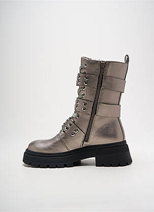 Bottines/boots matière lisse talon de 4 à 6cm argent TWINSET femme