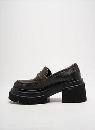 Mocassins type de semelle amortissante talon de 7 à 9cm marron ELENA IACHI femme