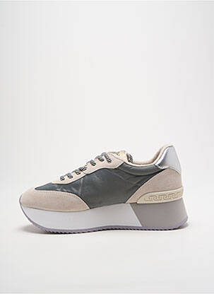 Baskets talon compensé talon de 4 à 6cm beige LIU JO femme