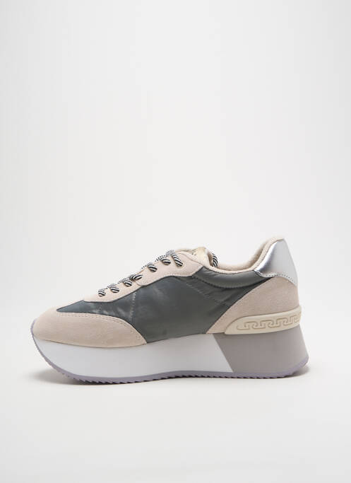 Baskets talon compensé talon de 4 à 6cm beige LIU JO femme