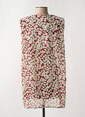 Tunique sans manche rouge ARELINE pour femme seconde vue