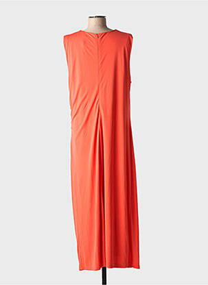 Robe longue sans manche sans manche orange ESQUALO femme