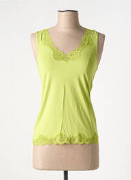 Top/caraco tissage jersey vert ANTIGEL femme