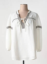 Blouse manches longues manches longues beige JEAN MARC PHILIPPE femme