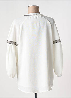 Blouse manches longues manches longues beige JEAN MARC PHILIPPE femme