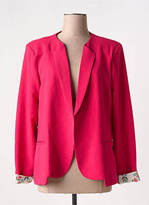 Blazer coupe cintrée rose PAKO LITTO femme
