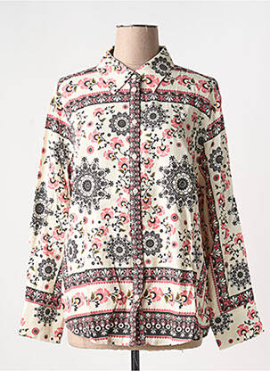 Chemisier beige GRACE & MILA pour femme