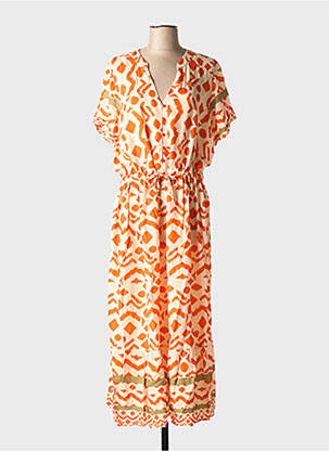 Robe longue orange JEAN MARC PHILIPPE pour femme