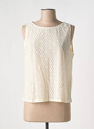 Top beige GRACE & MILA pour femme