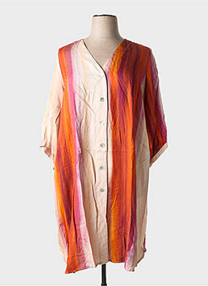 Tunique manches longues orange JEAN MARC PHILIPPE pour femme