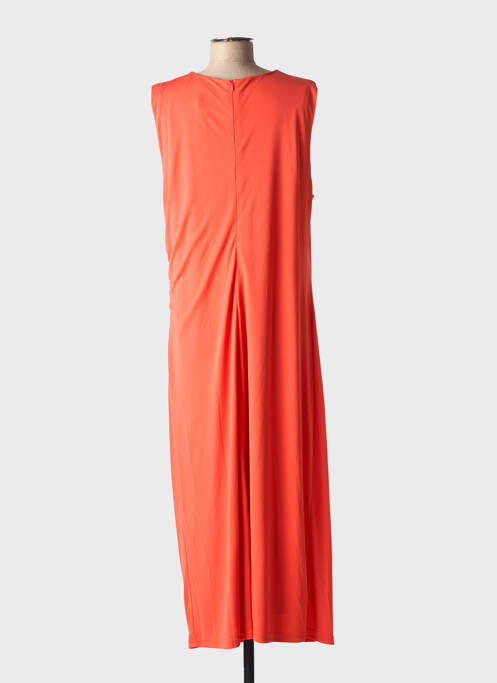 Robe longue sans manche sans manche orange ESQUALO femme
