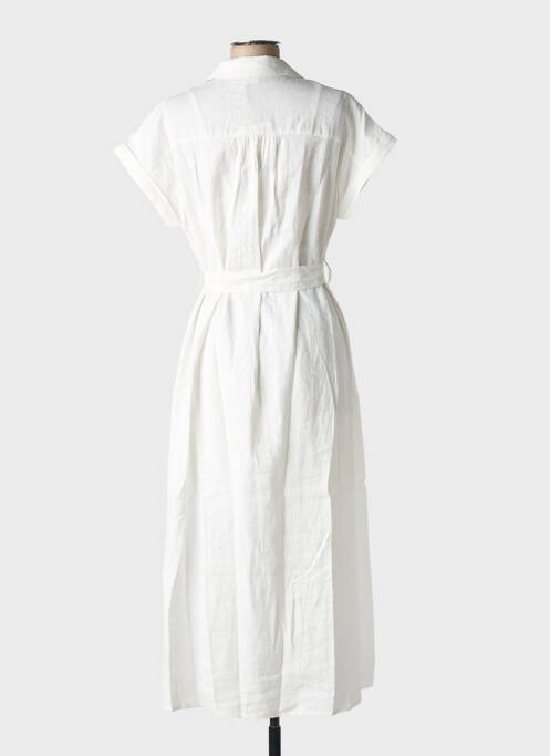 Robe longue manches courtes manches courtes beige GRACE & MILA femme