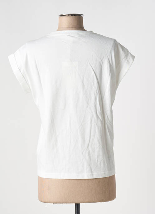 T-shirt coupe droite manches courtes beige GRACE & MILA femme