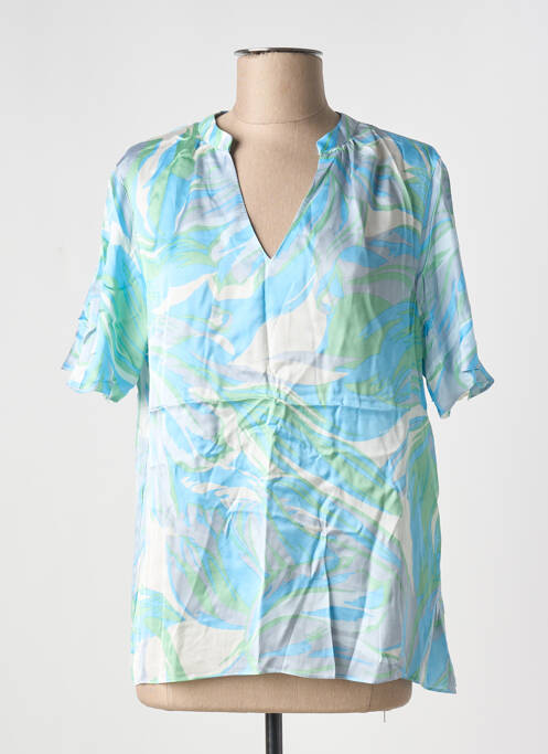Blouse manches courtes manches courtes bleu ESQUALO femme