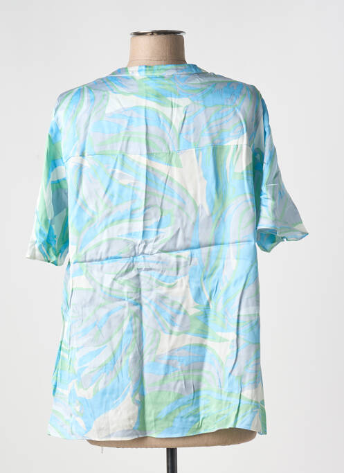 Blouse manches courtes manches courtes bleu ESQUALO femme