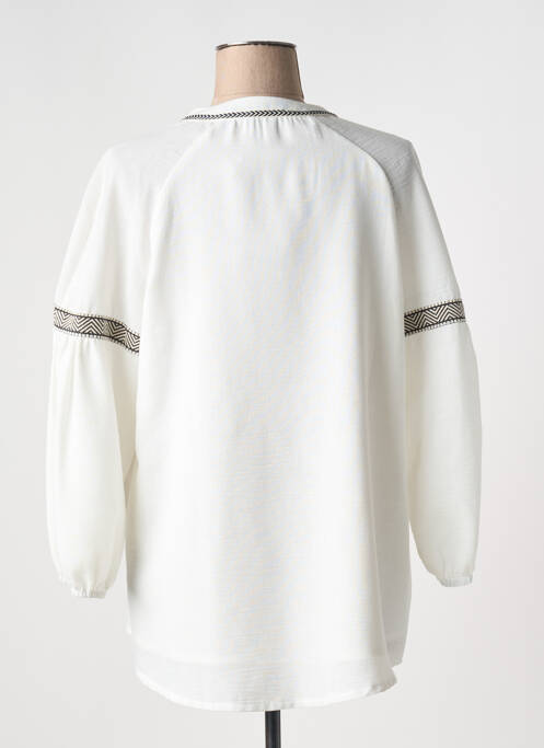 Blouse manches longues manches longues beige JEAN MARC PHILIPPE femme