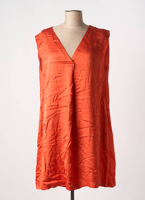 Robe courte orange PAKO LITTO pour femme