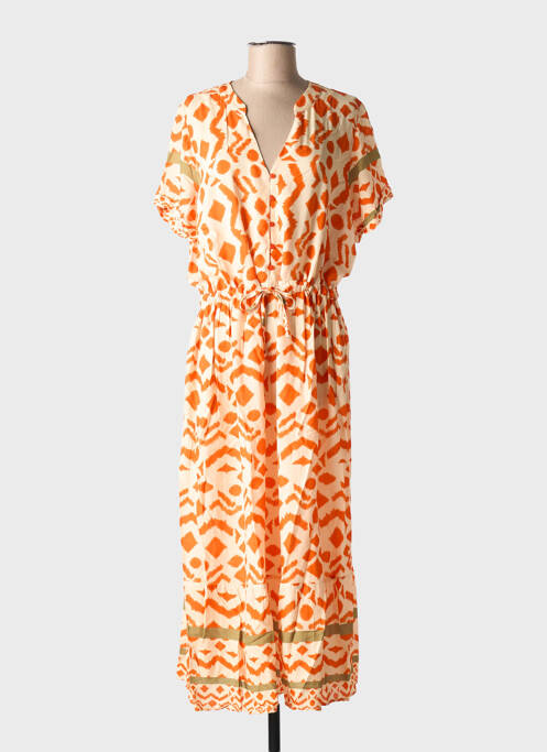 Robe longue orange JEAN MARC PHILIPPE pour femme