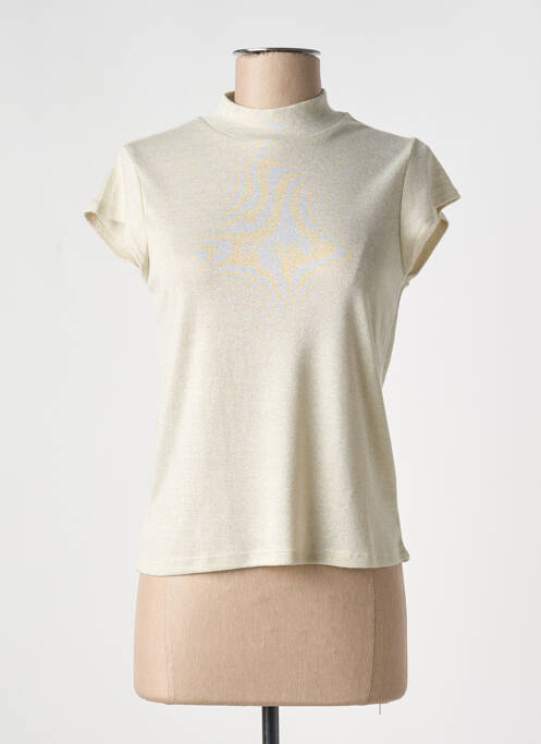 Top beige GRACE & MILA pour femme