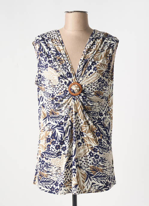 Top bleu JANIRA pour femme