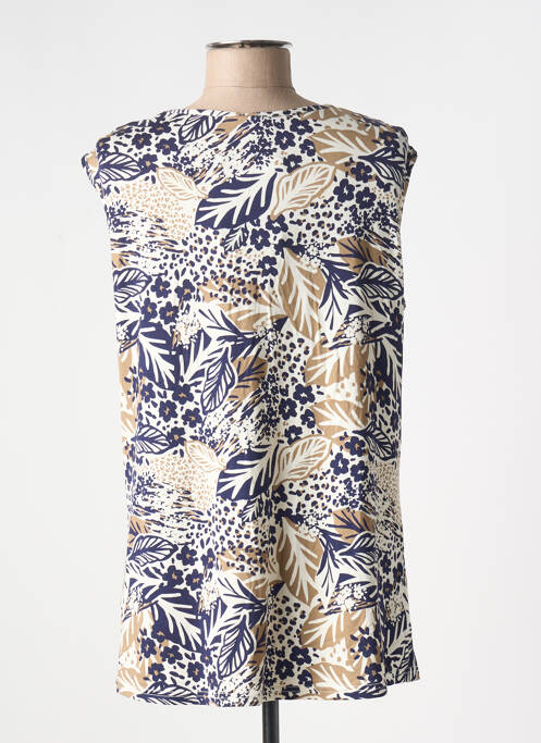 Top bleu JANIRA femme