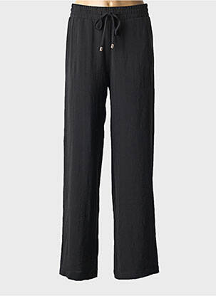 Pantalon droit tissage crêpe taille normale noir ESQUALO femme