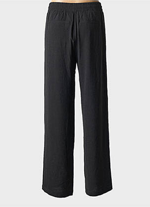 Pantalon droit tissage crêpe taille normale noir ESQUALO femme